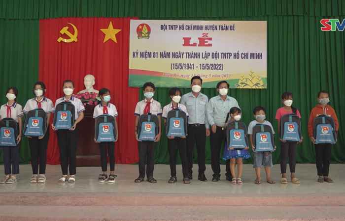 Trần Đề: Kỷ niệm 81 năm Ngày thành lập Đội TNTP Hồ Chí Minh